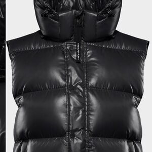 Aritzia Black Puffer Vest